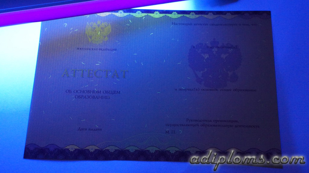 Аттестат 9 классов 2014-2026 Фото